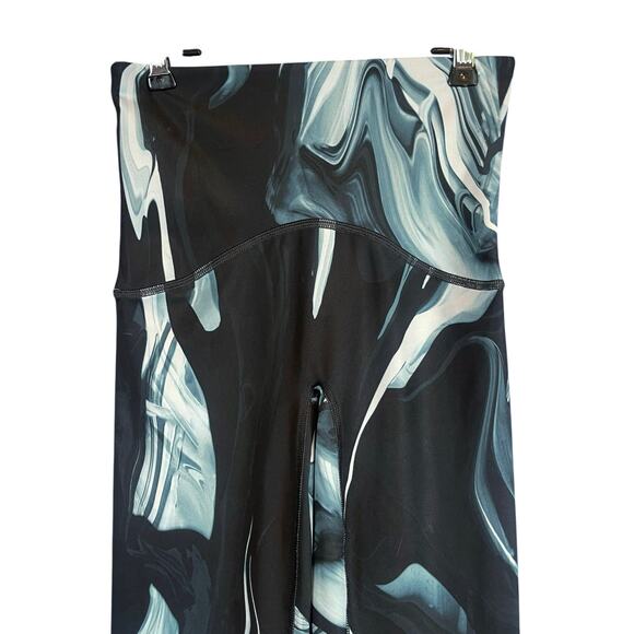 Spanx Activewear Booty Boost Active 7/8 High Waist Leggings Pants in Marble XS - Picture 3 of 7